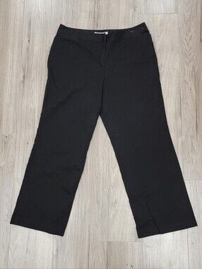 Geoffrey Beene Black Wide Leg Trousers